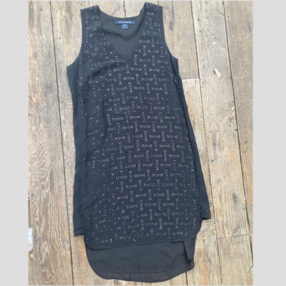 Silk French Connection Studded Slip Dress